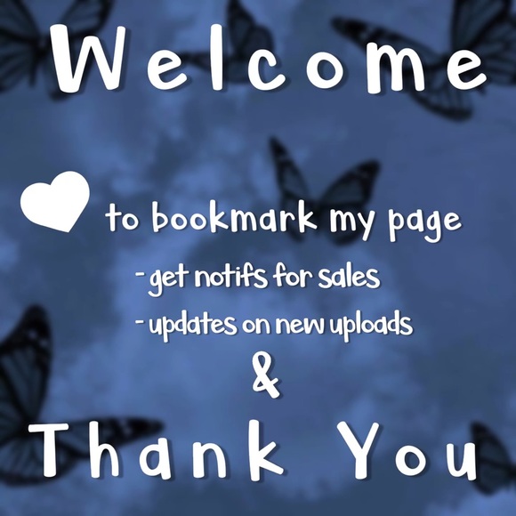 Bookmark My Page for Updates <3 - Picture 1 of 1